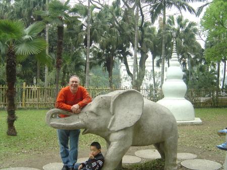 Kids & Elephants in China