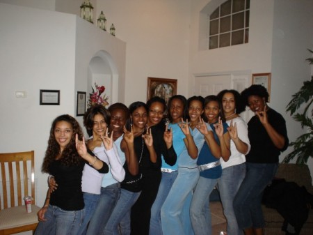 Me and my line sisters