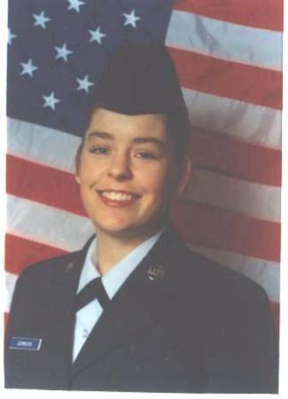 My basic training picture!  (Okay so it was 11 years ago!)