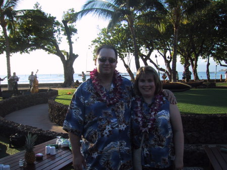 Todd & Linda Old Lahaina Luau Maui 2003