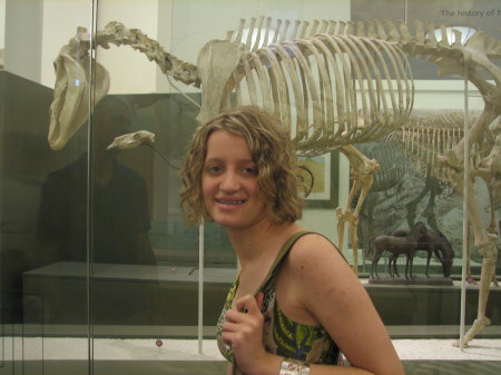 Jessi in the Museum of Natural History Aug 08