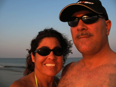 Me and my boyfriend Tim at Nahant Beach