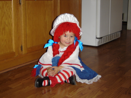 Zoey Ann as Raggedy Ann 2007