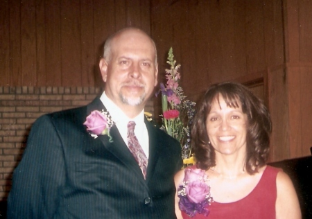 Tim and me at our daughter's wedding.