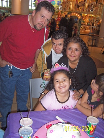 My daughter Michele's 7th birthday - Jan. 2006