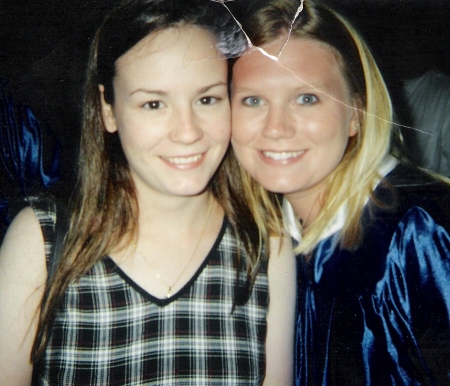 Missy Whitted and Candice Evans at Graduation.