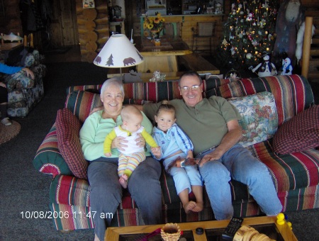 GRAND DAUGHTERS AT SODA SPRINGS CABIN