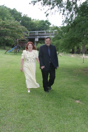 Phyllis and Steve (at the wedding of one of our daughters)