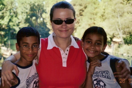 My Kids and I at Disneyland