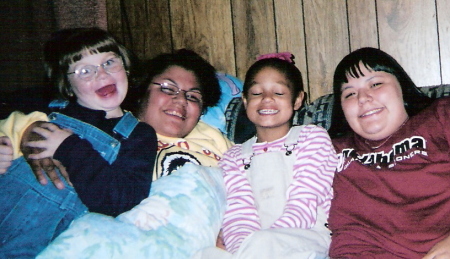 Me with three of my sisters - Oct. 2005