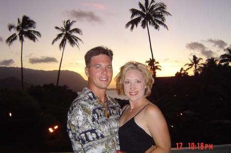 Me and the little wifey in Kauai last year