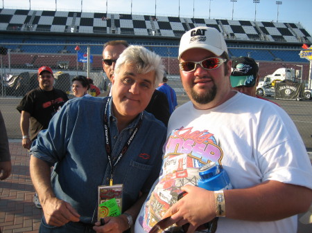 Me and Jay Leno at Daytona