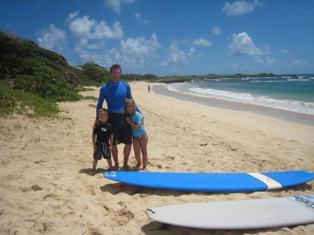 Surfing north shore Oahu (lessons!)