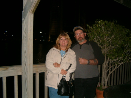 My husband Sid and I in Corpus Christi Texas 2/2006