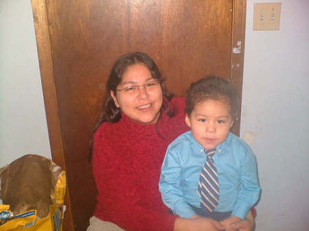 Me n My lil man XMAS 2004