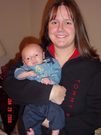 Me holding my sweet baby boy, Dallas!!