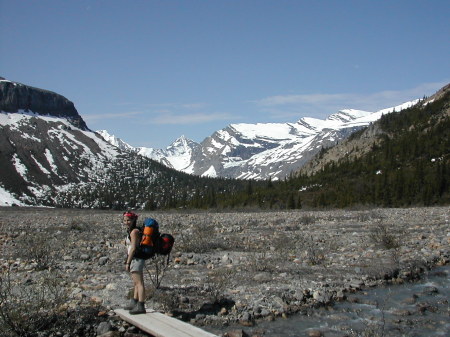 On the trail to Berg Lake, Mt. Robson, Canadian Rockies