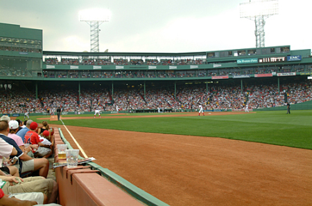 Our season tickets at Fenway