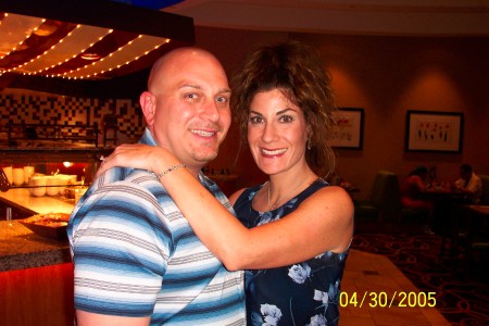 Rio Hotel in Vegas, my husband, Chuck & I.