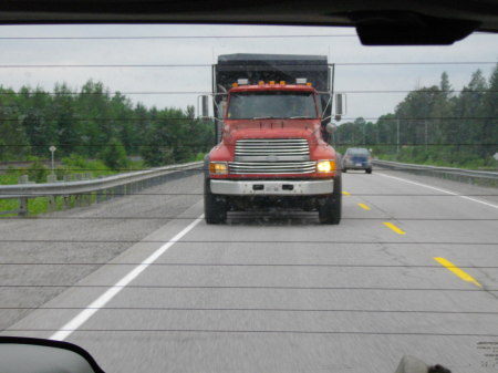 The truck from the movie "Duel".