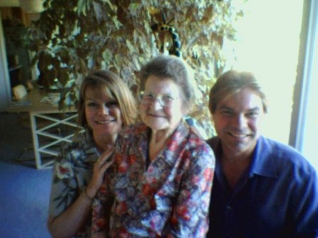 My daughter, Elaine, Mom Olive Parysek age 94, son Mark-2005