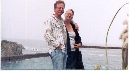 My Husband and I at the Coast