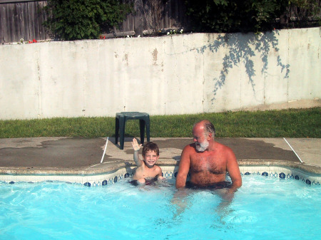 handsome grandson Tim with gramps