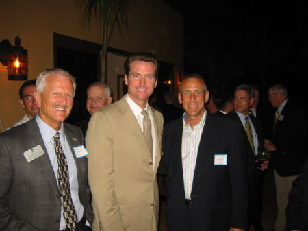 Mayor Gavin Newsom and I