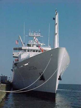 The USNS Heezen at Gulfport, MS