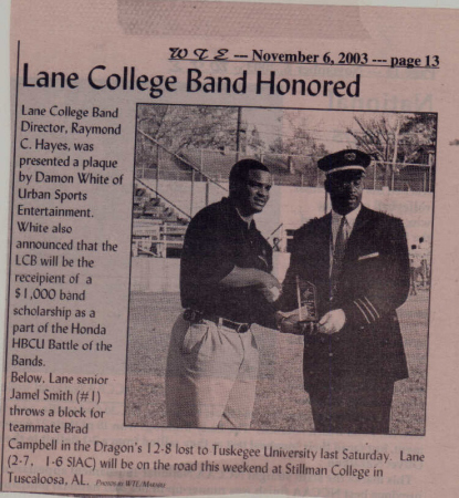 Lane College Band Director