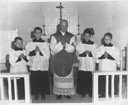 Altar Boys at Herlong Catholic Service