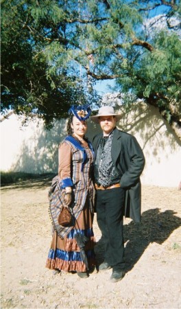 My hubby Robert and Me in Tombstone, Arizona