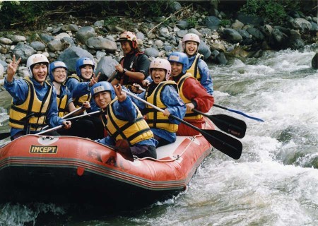 White water rafting!