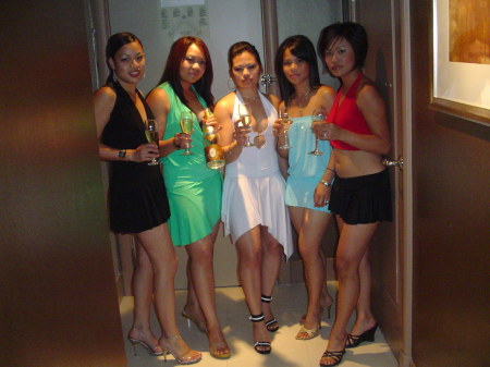 Girls at Mandalay Bay in Vegas