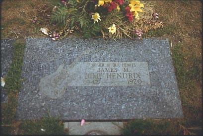 Hendrix grave stone