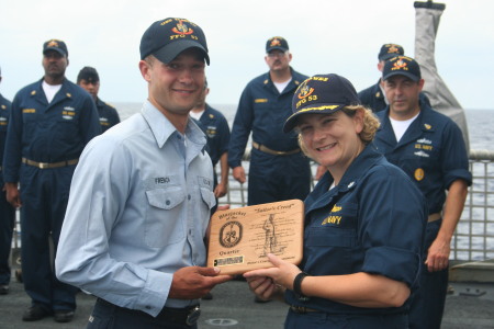 sailor of the quarter award