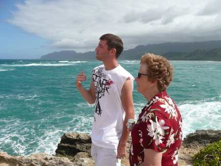 Mom and Jeff at North Beach