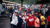 Me and some kids in Banos Ecuador