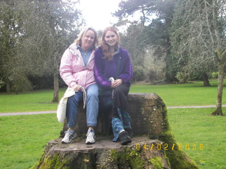 visiting Blarney Castle, Ireland