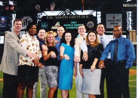 2001 World Series Ring Ceremony...we all got one!!!