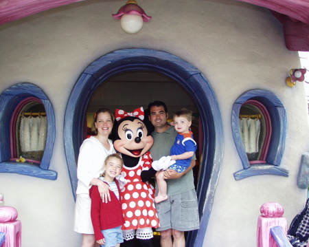Visiting Minnie Mouse