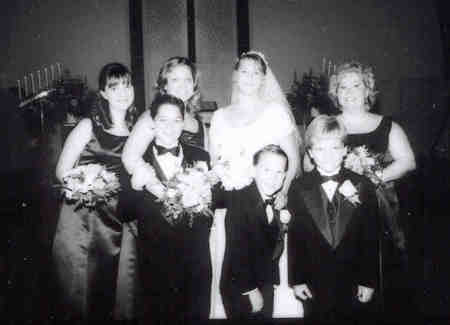 My wedding day, me and the crew
