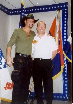 My husband with Tim McGraw