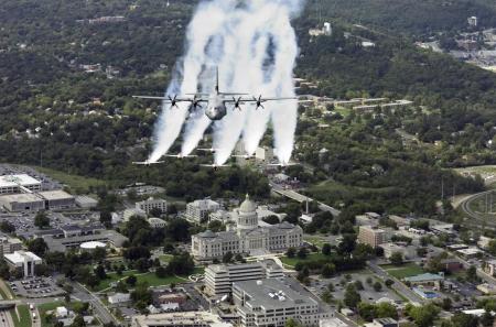 C-130s over Litte Rock