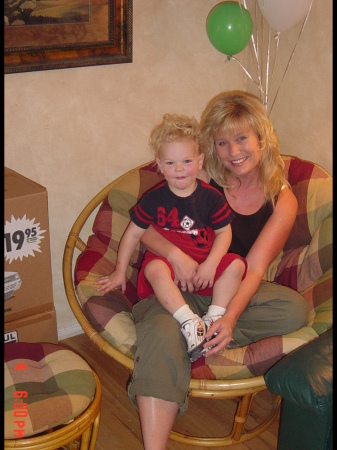 Me and my son, Carson in 2004.