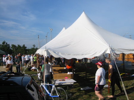 Sign-up tent