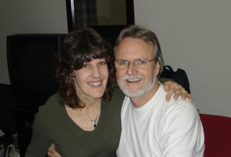 With my wife, 2007