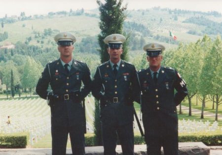 Memorial Day Ceremony in Florence Italy.