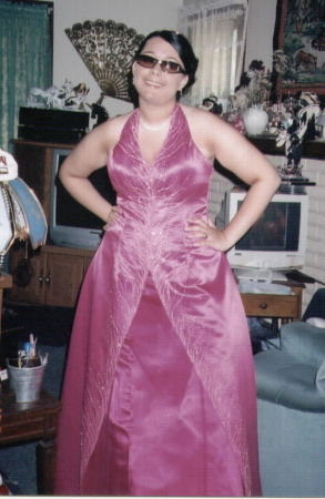 My daughter on Prom night