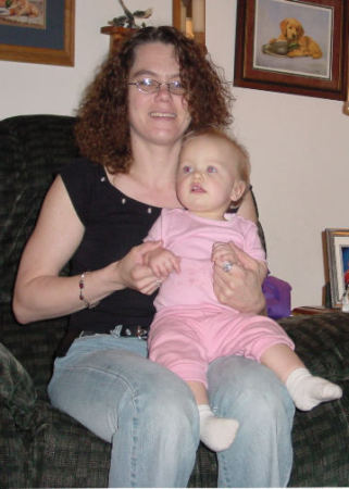 me and my 3rd child Kyla she is 1 here and is 2 now 2006